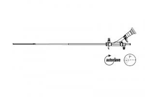 Уретероскоп, 7° направление обзора, отклоненный окуляр, 6,4/7,8 Фр. x 430 мм, 4,2 Фр. канал, с насадкой A0395