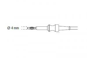 ВЧ-кабель, монополярный, 4 м длина