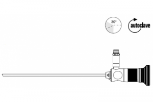 Телескоп, автоклавируемый, направление обзора 30°, широкоугольное поле зрения, рабочая длина 160 мм