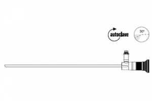 Телескоп, 5,5 мм, 30° направление обзора, быстросъемный, автоклавируемый