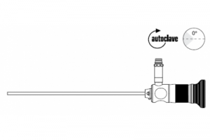 Телескоп, автоклавируемый, 2,7 мм, направление обзора 0°, рабочая длина 160 мм