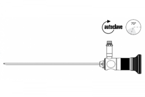 Телескоп, автоклавируемый, 2,7 мм, направление обзора 70°, рабочая длина 160 мм