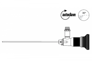 Телескоп, автоклавируемый, 1,9 мм, направление обзора 30°, рабочая длина 115 мм