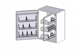 ШМФ-01 ЕЛАТ (мод.10) — Шкаф медицинский для фармпрепаратов навесной однодверный