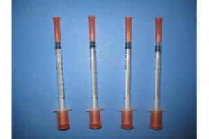 стерильные 1мл инсулина шприц для одноразового использования