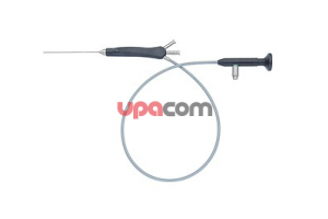 Миниатюрная оптика прямого видения 0°, 0.8 мм, длина 10 см, NiTi, полугибкая, градуированная, автоклавируемая, ирригационный канал 0.25 мм, длина 140 см, для сиалэндоскопии