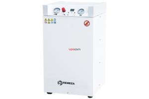 Remeza СБ4-24.OLD10СK - безмасляный компрессор для одной стоматологической установки, без осушителя, с кожухом, с ресивером 24 л, 75 л/мин
