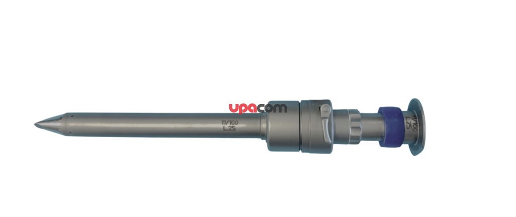 Троакар лапароскопический без крана, D 11 мм, L 100 мм