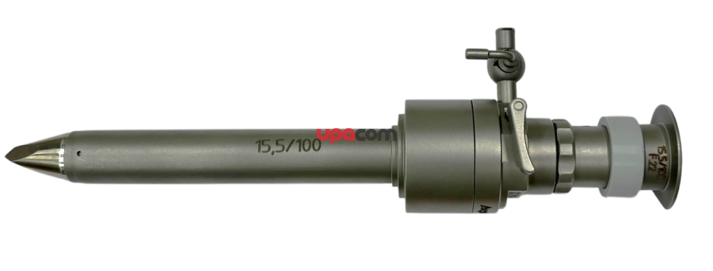 Троакар лапароскопический c краном, диаметр 20 мм, длина 100 мм