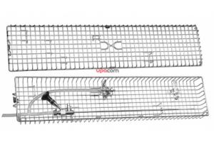 Корзина для обработки для уретерореноскопов с боковым окуляром, 640 x 140 x 54 мм