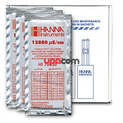 Раствор для калибровки HANNA HI 70030 Р (для кондуктометров, 25x20 мл)