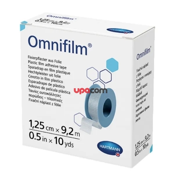 Пластырь фиксирующий Omnifilm 9,2м х1.25 см